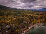 The Mountain Harbor community is situated on Whitefish Lake and at the base of Whitefish Mountain Resort.